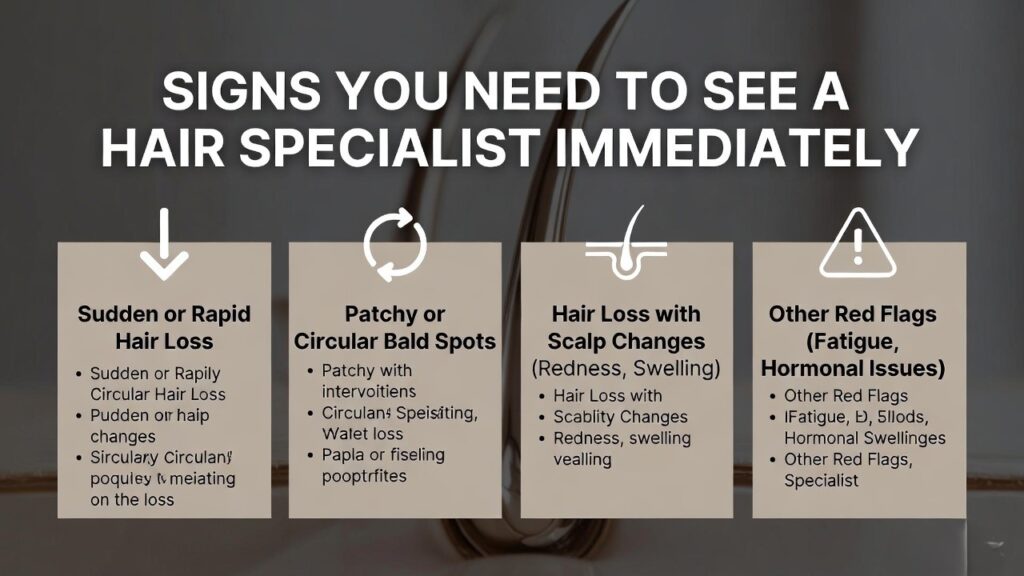 Signs You Need to See a Hair Specialist Immediately